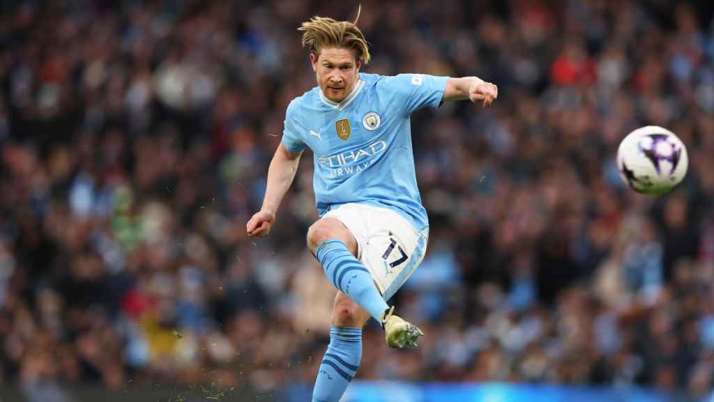 Kevin de Bruyne, en un partido con el Manchester City