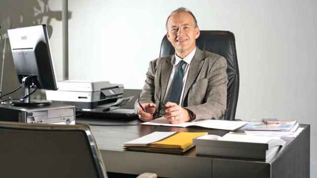 Carles Fàbregas, director general de grupo Tusgsal, en su despacho