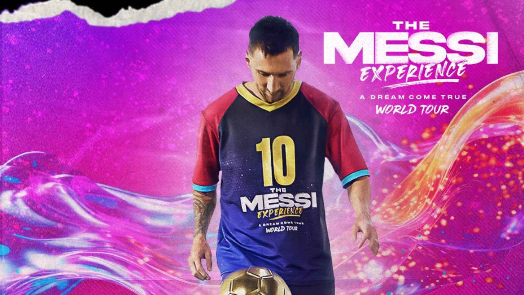 Una imagen promocional del proyecto 'The Messi Experience'