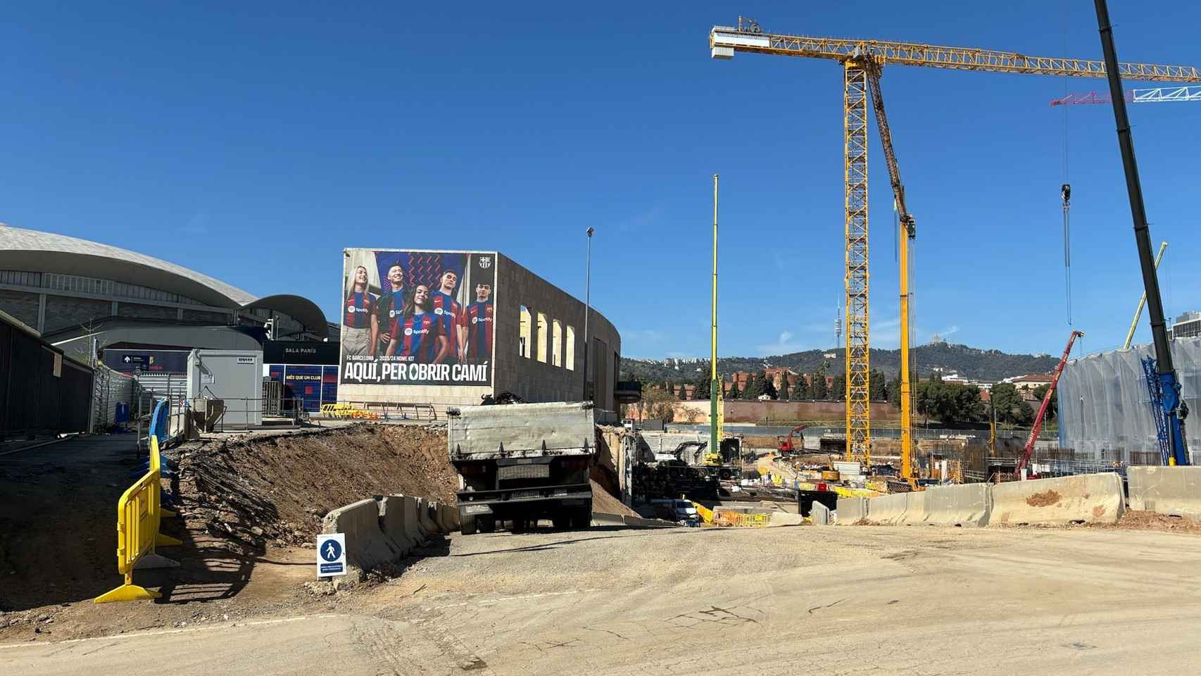 Un vistazo al avance de las obras del nuevo Camp Nou