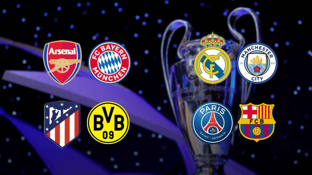 Los emparejamientos de cuartos de final de la Champions League