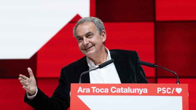 El expresidente del Gobierno, José Luis Rodríguez Zapatero, en el 15 Congreso del PSC