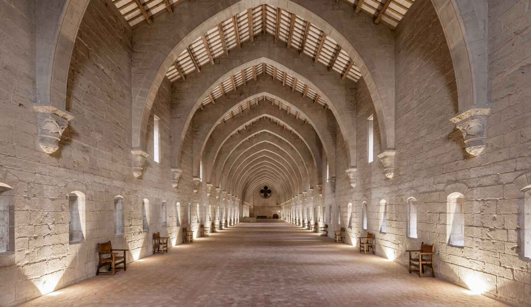 Interior del Monasterio de Poblet