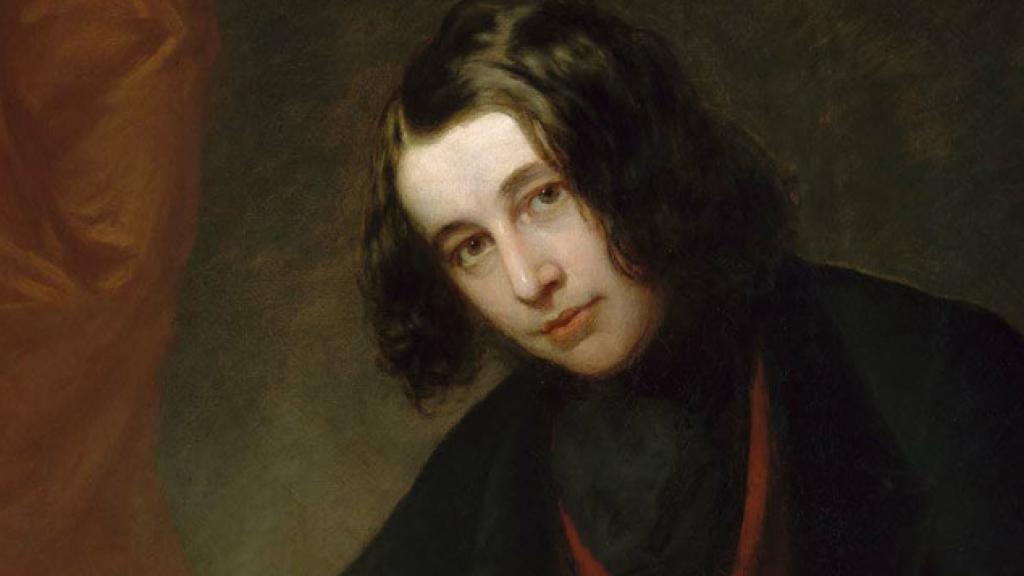 Retrato del joven Dickens, cuando ejercía como periodista