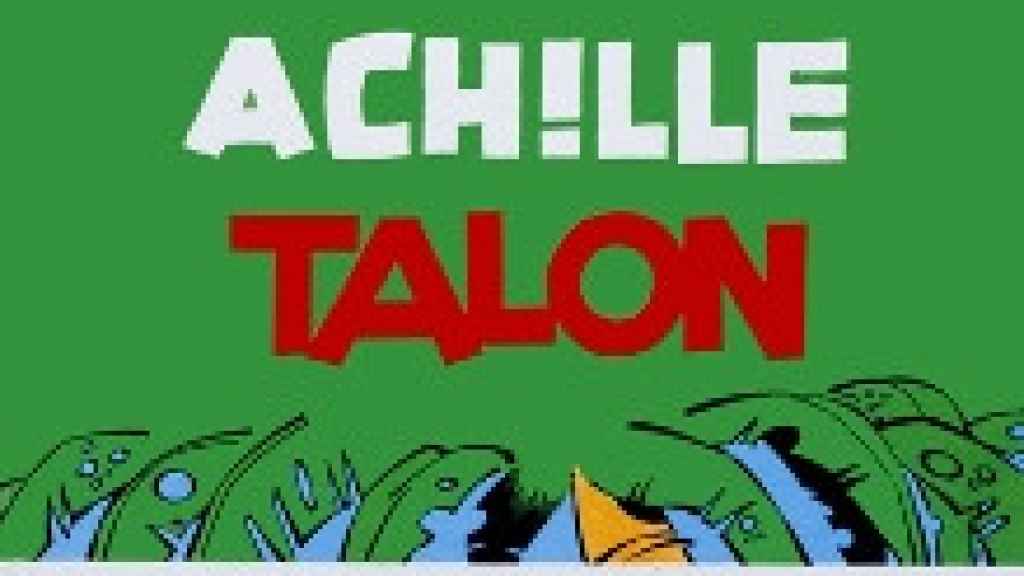 La portada de un cómic de Aquiles Talón