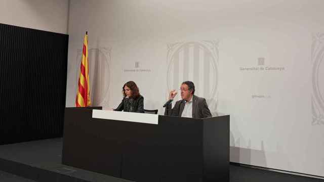 La 'consellera', Gemma Ubasart, y el secretario de Medidas Penales, Amad Calderó
