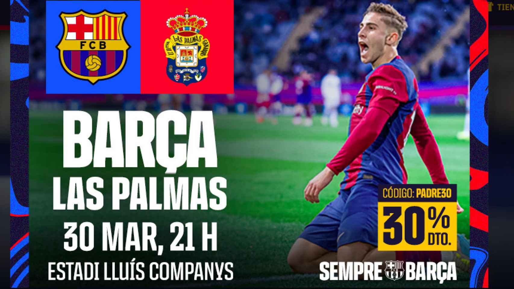 Promoción del Barça con vistas al partido ante Las Palmas