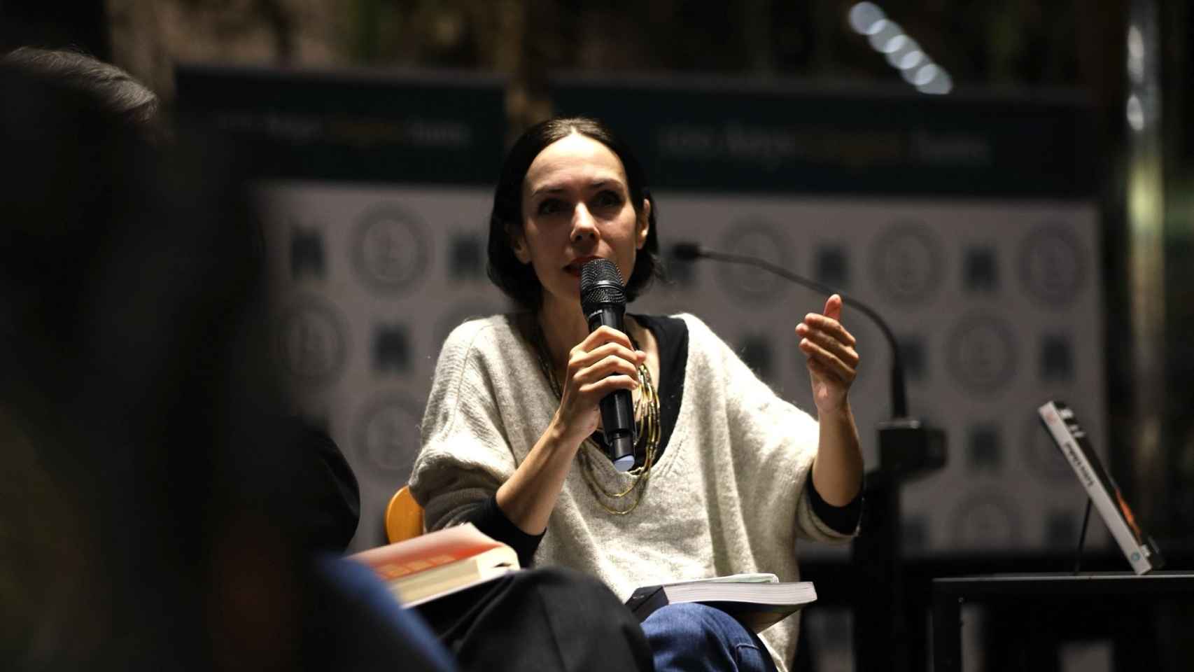 Betsabé García, en el acto de 'Letra Global'