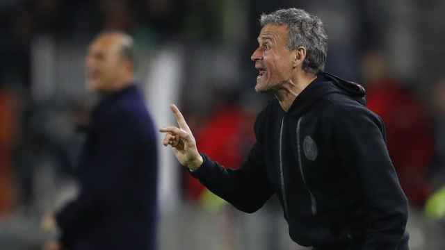 Luis Enrique dirige al PSG contra el Montpellier