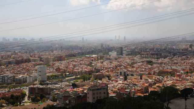 Vista panorámica de Barcelona desde Torre Baró