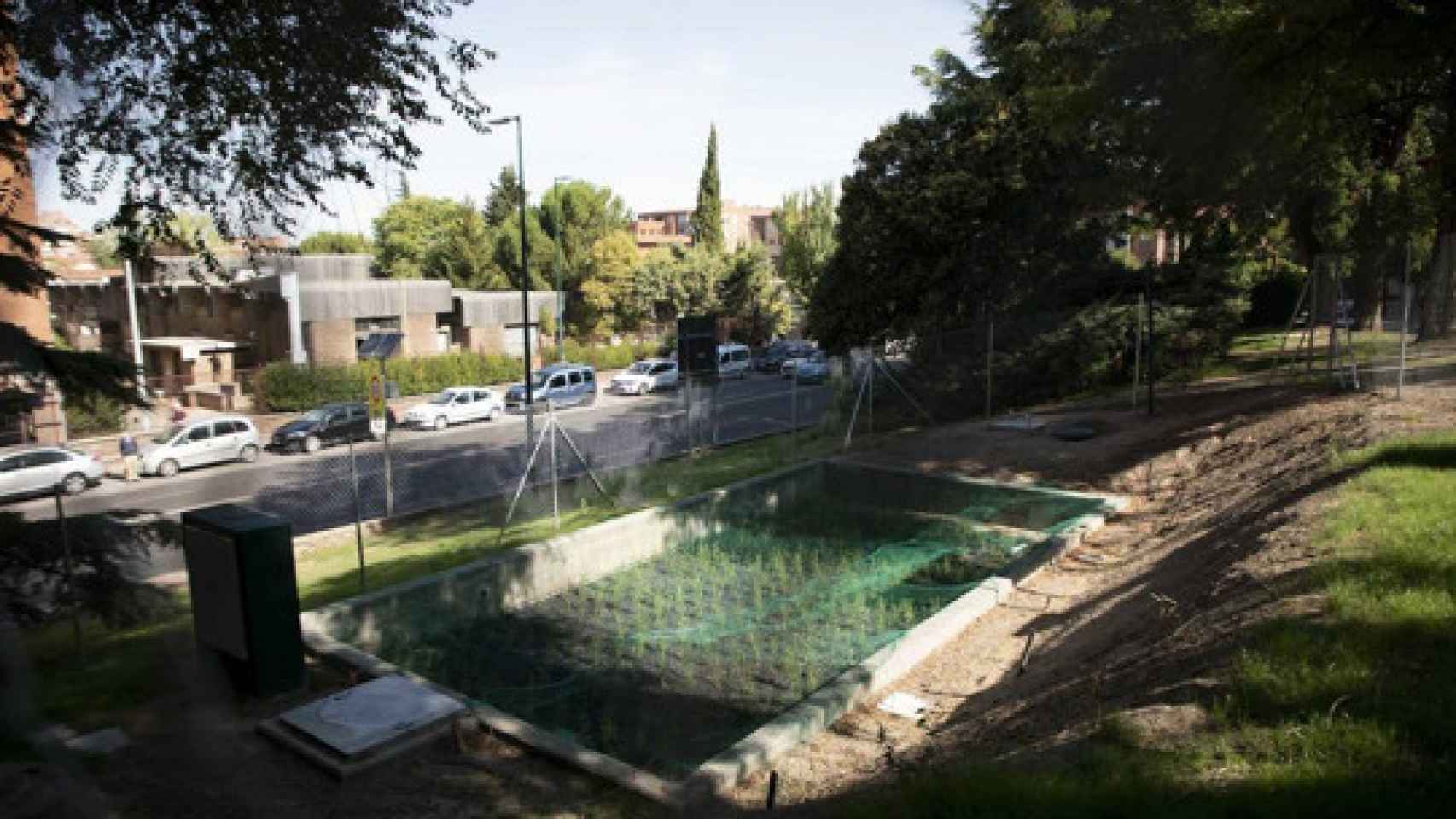 Humedal eléctrico desarrollado en 2021 por Leitat en el Parque Patricia de Pajarillos en Valladolid