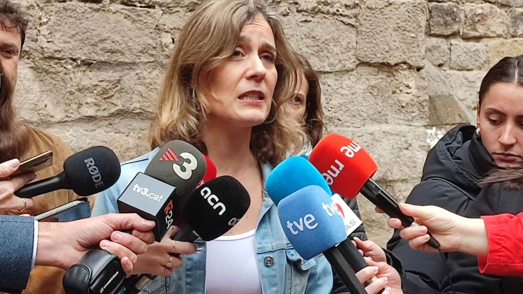 La líder de los comuns en el Parlament y coordinadora de Catalunya en Comú, Jéssica Albiach