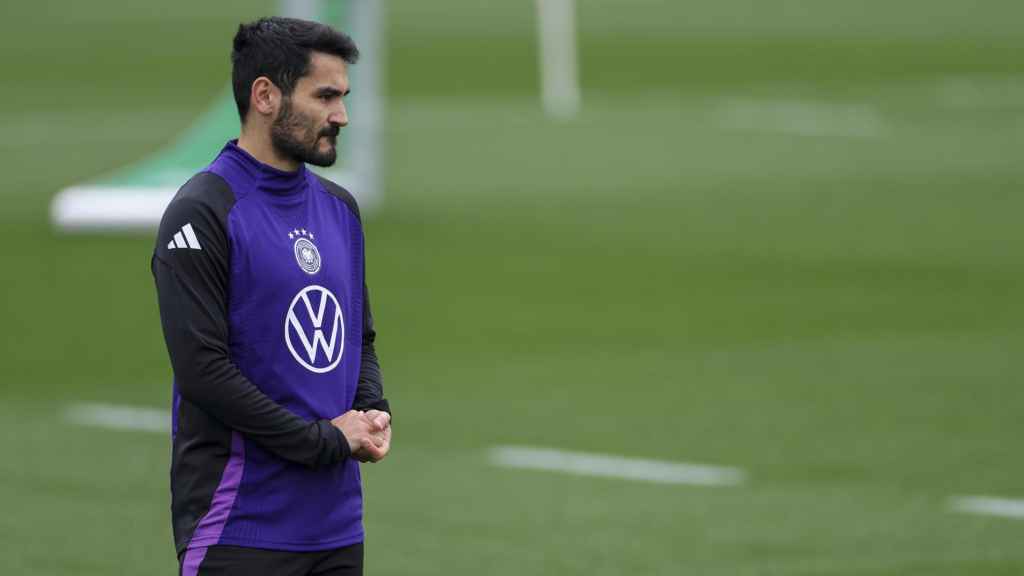 Ilkay Gundogan, en una concentración de la selección alemana