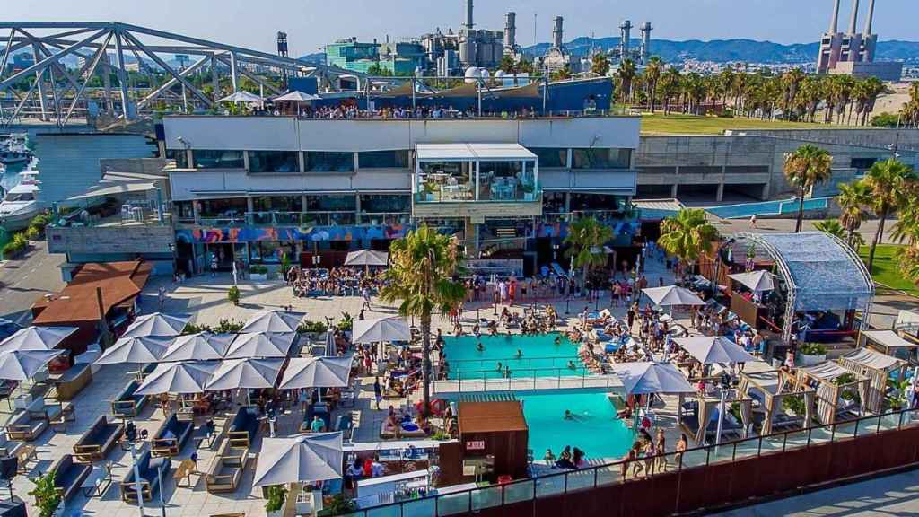 Vista aérea de Go Beach Barcelona, donde intentó entrar Carrillo