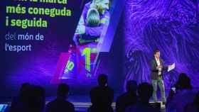 Guillem Graell, exdirector de marca del Barça, en una conferencia