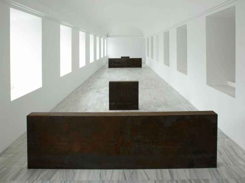 La reproducción de la pieza ‘Equal-Pararell/Guernica-Bengasi’, en el Museo Reina Sofía.