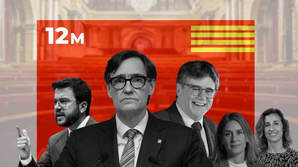 Salvador Illa (PSC), Carles Puigdemont (Junts), Pere Aragonès (ERC), Jéssica Albiach (Comes) y Laia Estrada (CUP), los políticos catalanes que podrían ir a un pacto de investidura