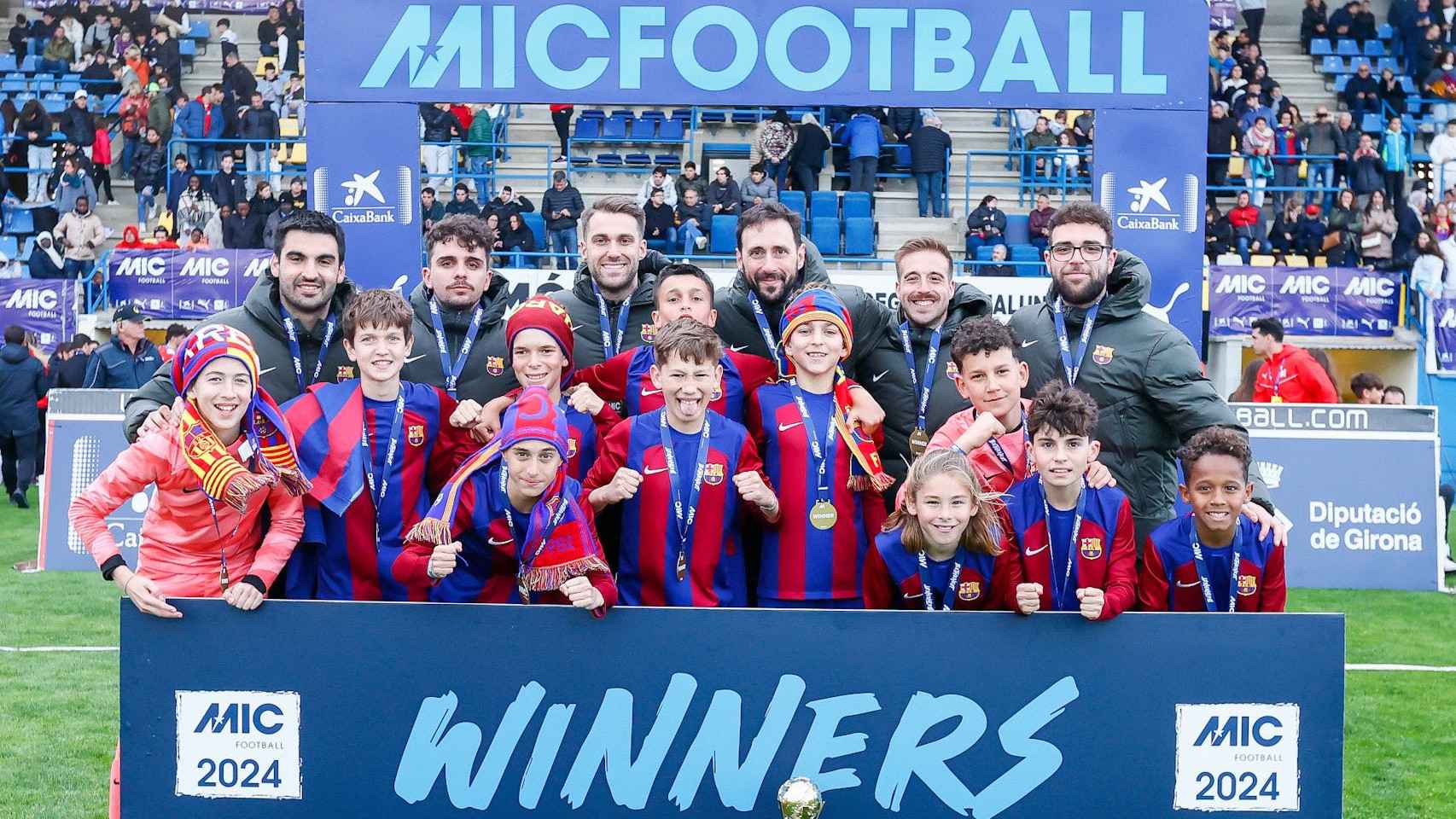 La sub-12 B del Barça se corona campeona del MIC Football 2024