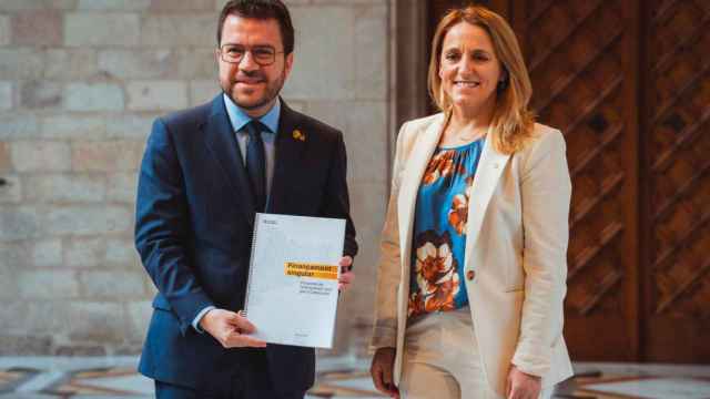 Pere Aragonès y Natalia Mas presentan la propuesta de financiación singular para Cataluña