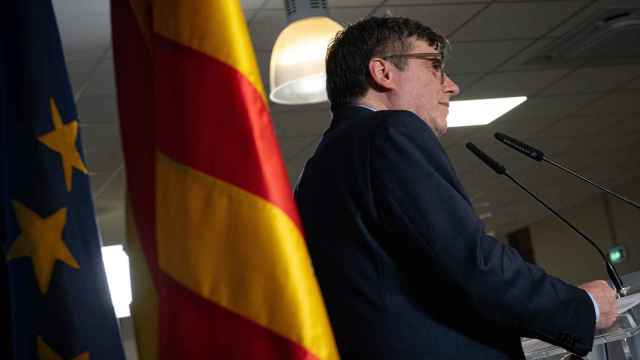 El 'expresident' de la Generalitat y candidato de Junts a las elecciones catalanas, Carles Puigdemont