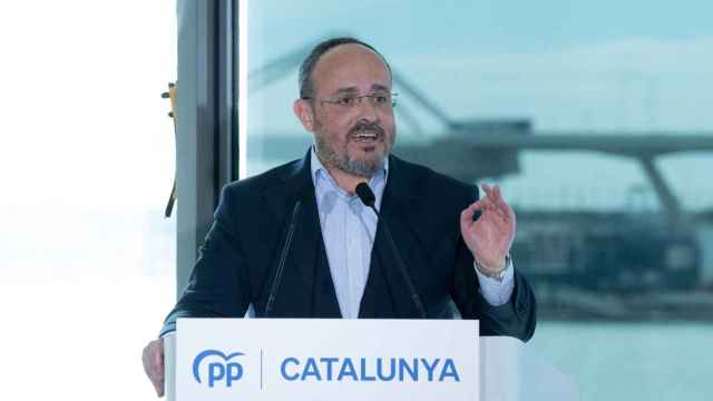 El presidente del PP de Cataluña y candidato a las elecciones catalanas, Alejandro Fernández