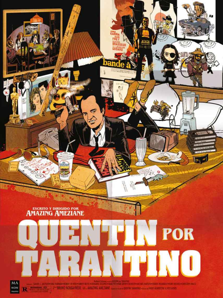 Quentin por Tarantino. Amazing Améziane