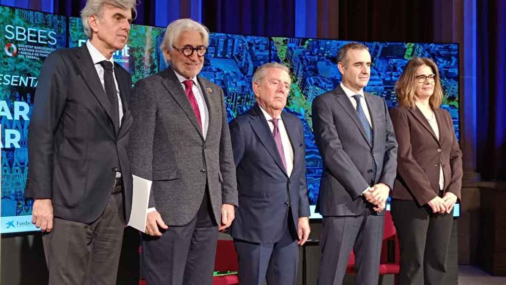 Josep Sánchez Llibre, presidente de Foment del Treball, en el debate de RethinkBCN