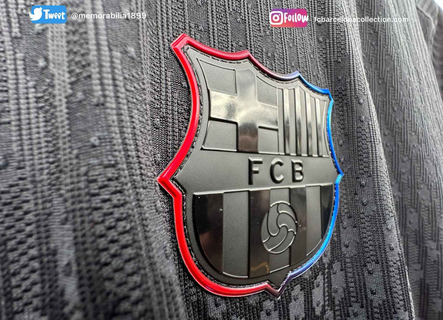 El escudo del Barça de la segunda equipación para la temporada 2024-25