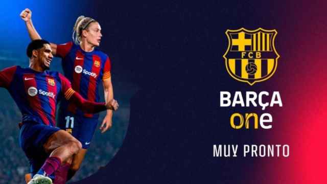 La imagen publicitaria de Barça One, el nuevo canal streaming del club azulgrana