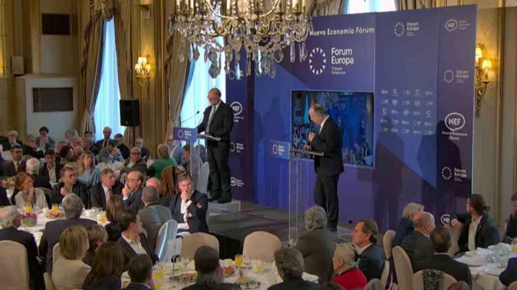 El secretario general de Junts, Jordi Turull, en Nueva Economía Forum