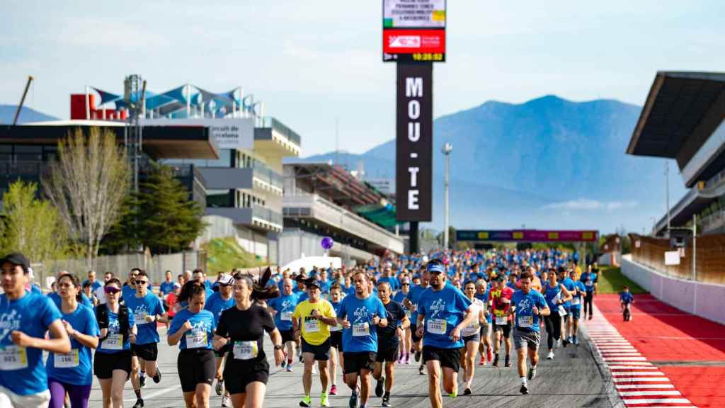 Un momento de la jornada 'Mou-te per l'Esclerosi Múltiple'