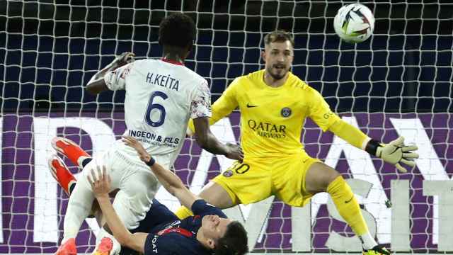 Keita marca el gol del Clermont al PSG