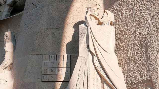 El cuadrado con números de la Sagrada Família