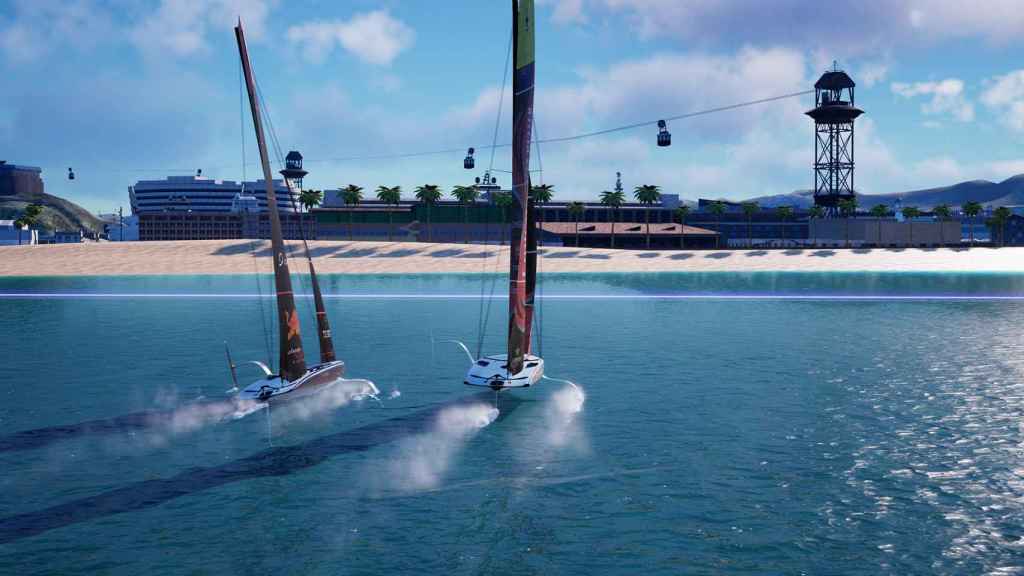 Imagen de AC Sailing, el videojuego de regatas de la Copa América