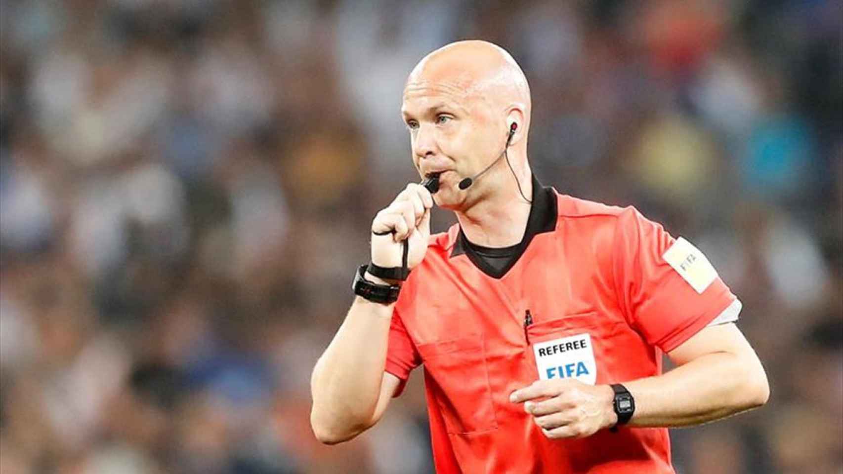 Anthony Taylor, árbitro que dirigirá el PSG-Barça