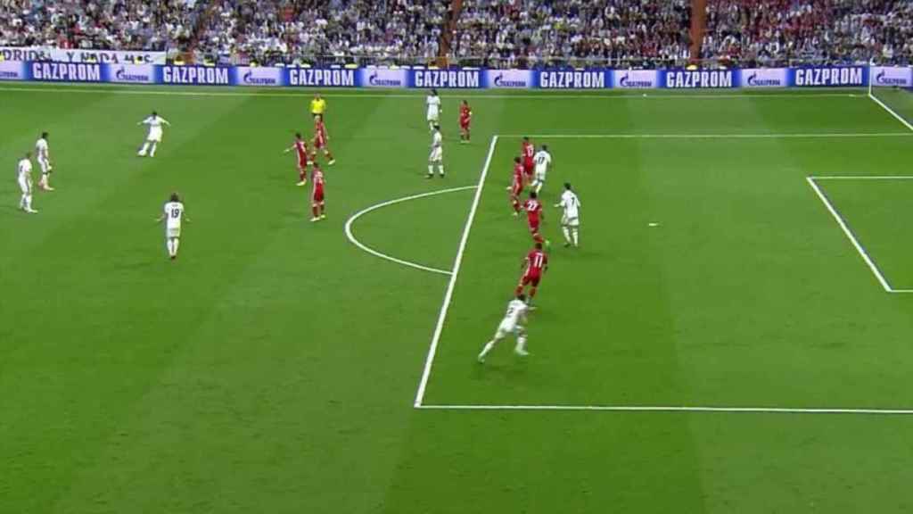 Fuera de juego de Cristiano Ronaldo contra el Bayern de Múnich en 2017