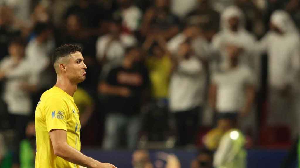 Cristiano Ronaldo, tras ser expulsado en Arabia Saudí