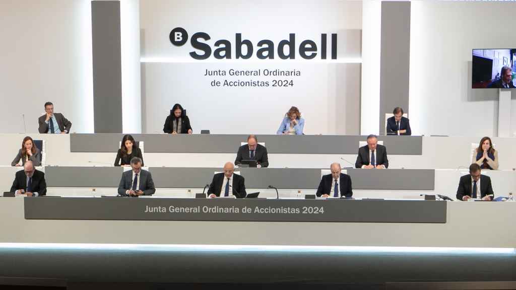Imagen de la junta de accionistas de 2024 de Banco Sabadell / BANCO SABADELL