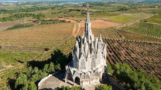 Imagen aérea del Santuario de Montferri, que investiga el Tribunal de Cuentas