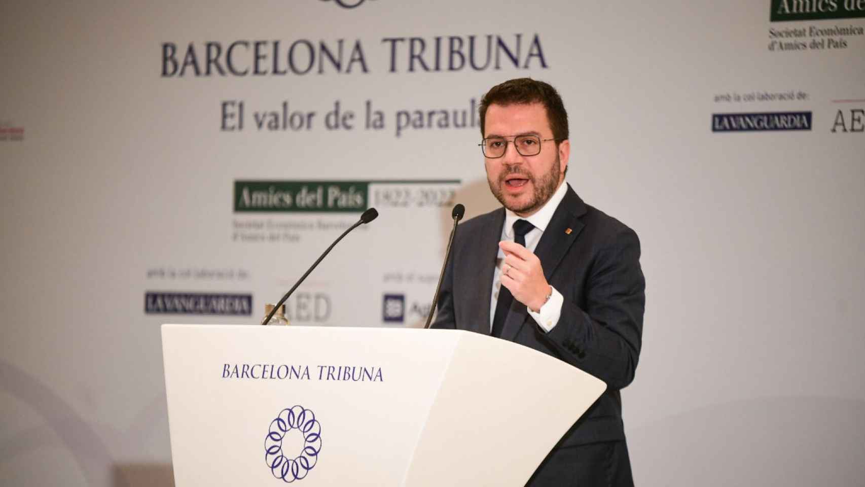 El presidente en funciones de la Generalitat, el republicano Pere Aragonès