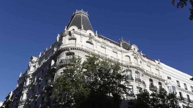 Un edificio de la calle Serrano de Madrid