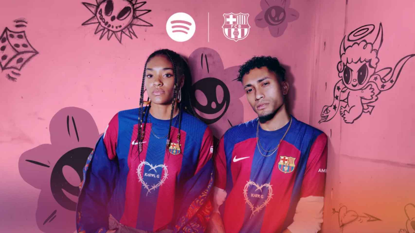 Camiseta del Barça en colaboración con la artista Karol G