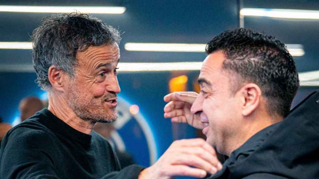 Luis Enrique y Xavi Hernández se reencuentran en el PSG-Barça