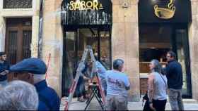 Imagen del comercio 'Sabor a España' atacado en Tarragona