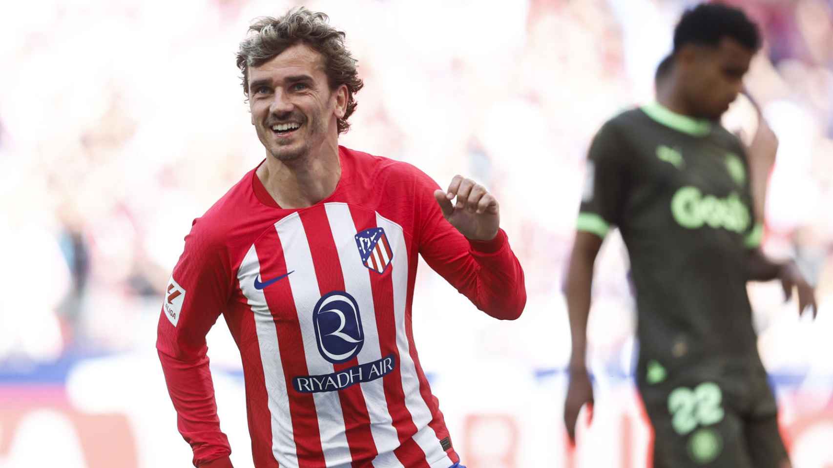 Griezmann celebra un gol al Girona