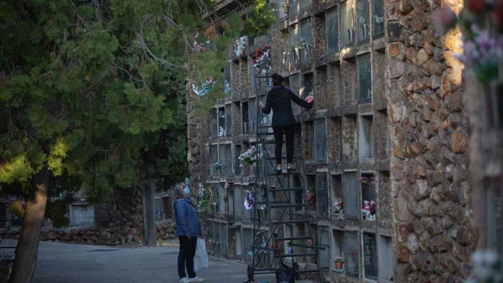 Nichos en el Cementerio de Montjuïc de Barcelona