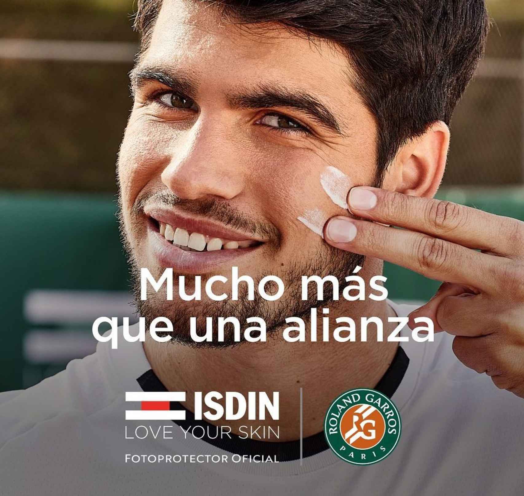 ISDIN, proveedor oficial de Roland Garros