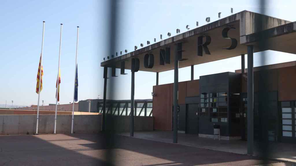 Imagen del acceso al Centro Penitenciario de Lledoners, en Sant Joan de Vilatorrada (Barcelona)