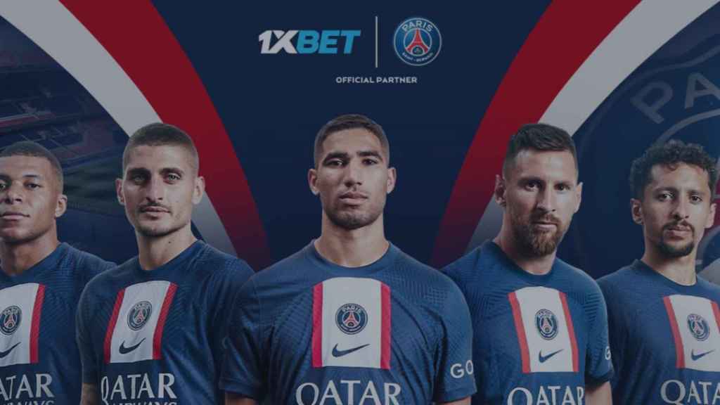 1xBet, patrocinador del PSG desde 2022