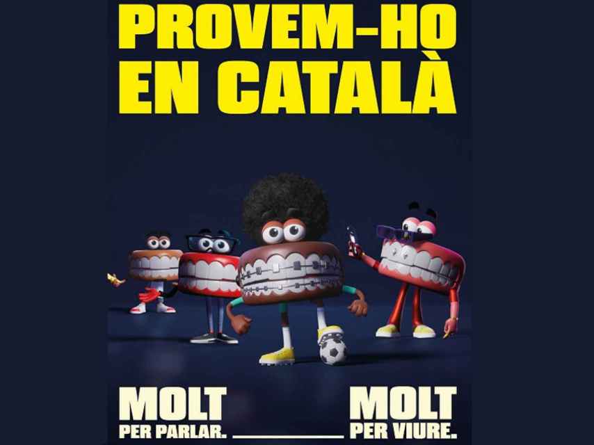 Campaña de la Generalitat de Cataluña para imponer el uso del catalán